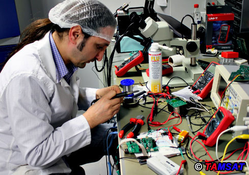 Figure - 2. Preparation fort he TVAC tests.