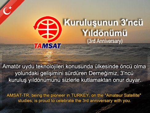 TAMSAT 3'ncü Kuruluş Yıldönümü